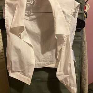 Maje Elegant White Women's Vest